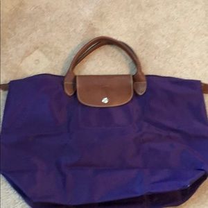 Longchamp Le Pliage nylon weekender